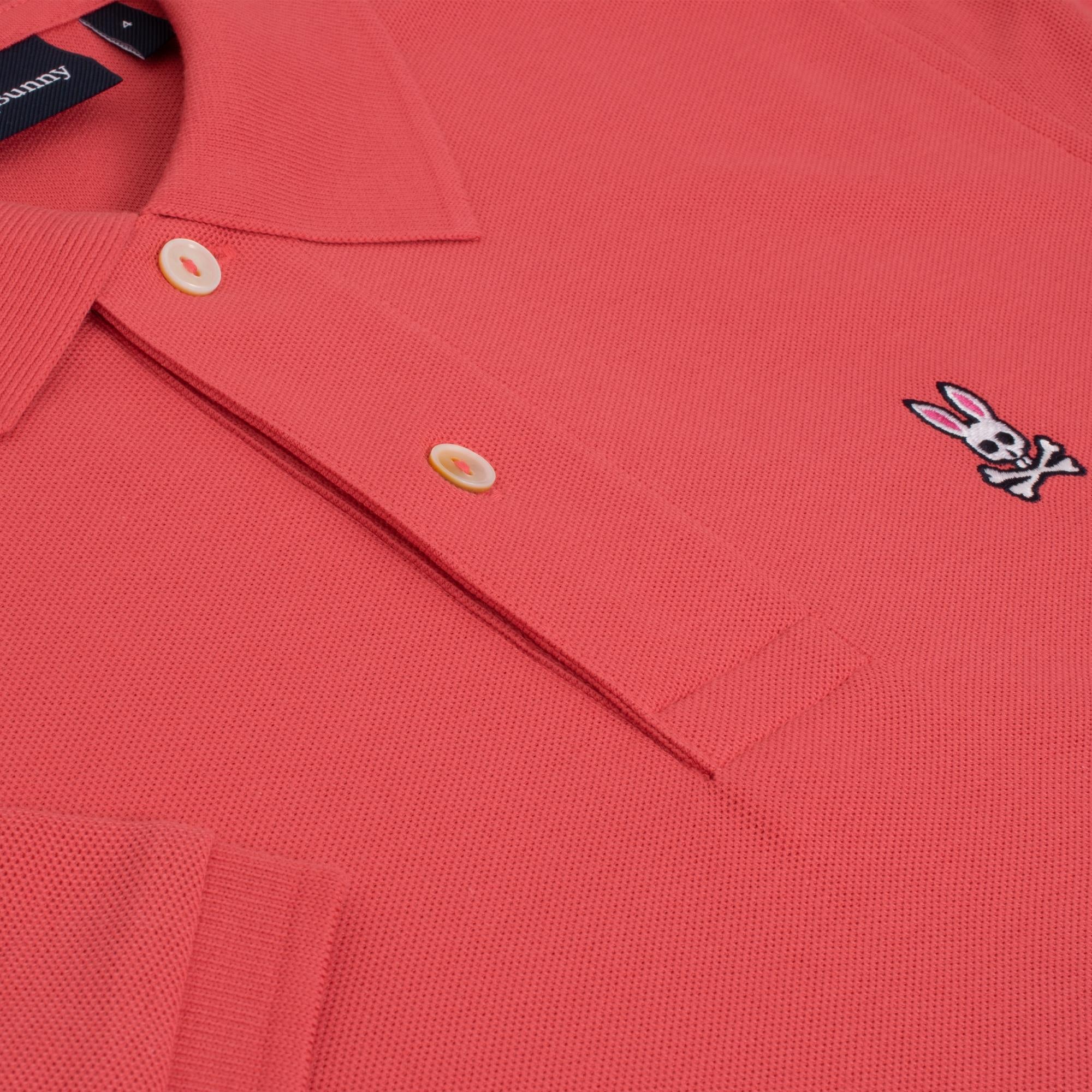 Psycho Bunny Classic Pique Polo Shirt Rubi Quartz